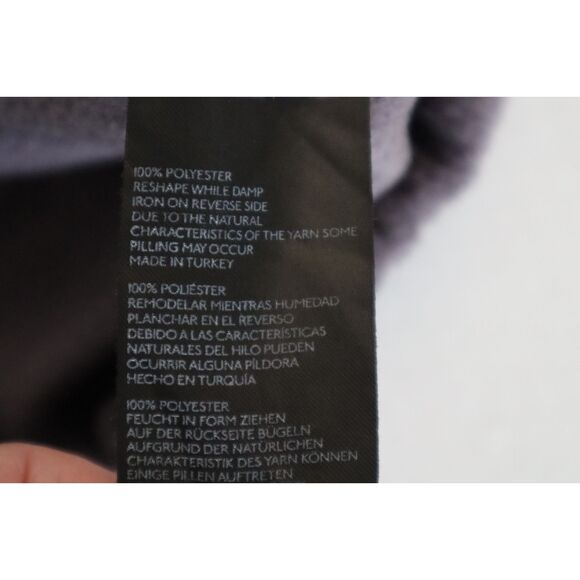 BDG Urban Outfitters Men's Sz S Purple Crest 1/4 Zip Fleece Mock Neck Pullover - Picture 5 of 7